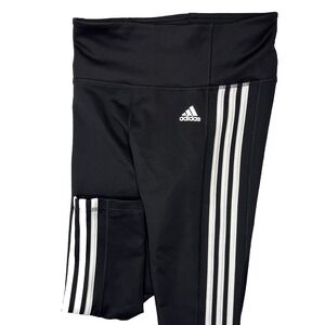 Adidas Leggings Climalite 7/8  Training Athletic Fitness Women‎ Sz S Black